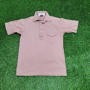 Vintage 70s Cross-Creek MOD Polo Shirt Small 18x26 Crop USA